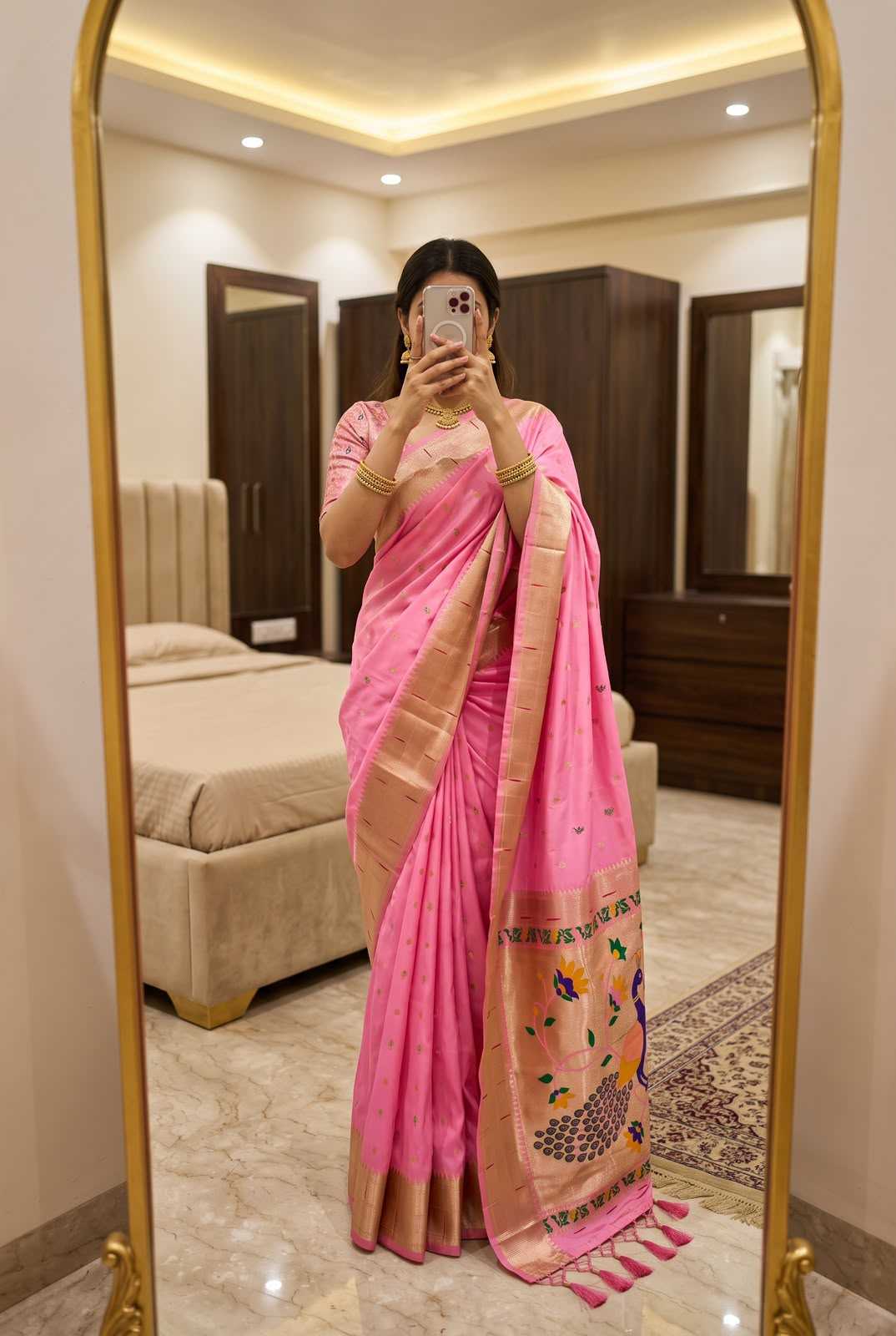 Kalakruti Paithani Silk Saree
