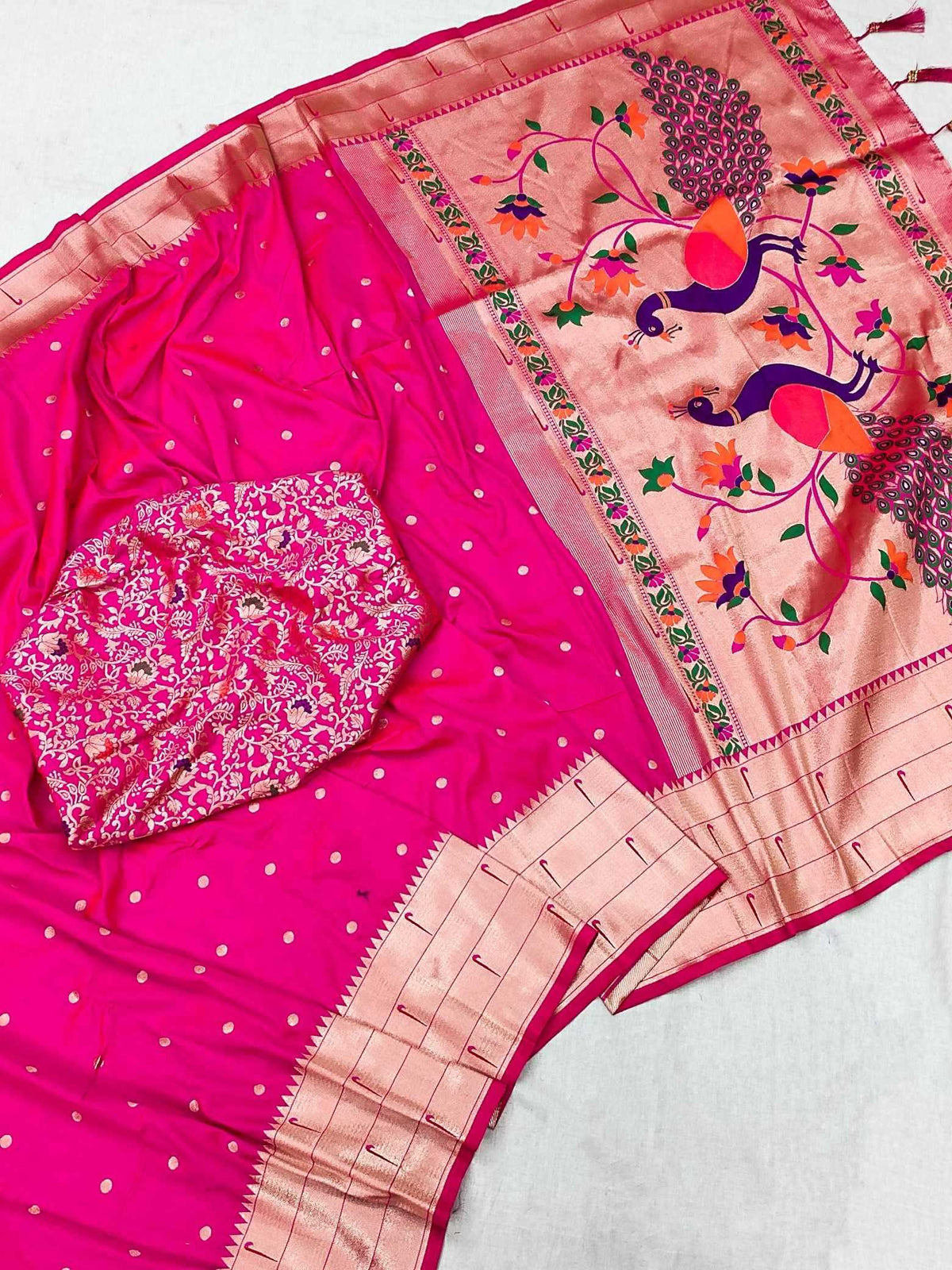 Kalakruti Paithani Silk Saree