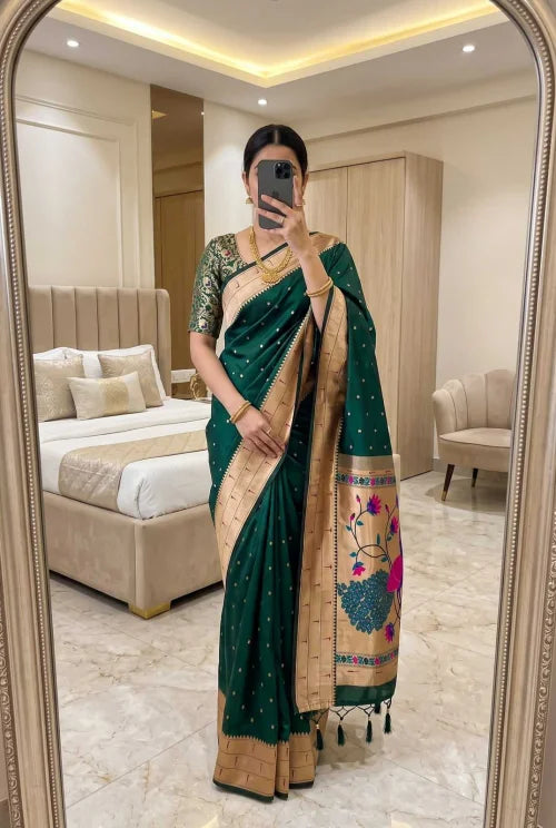 Kalakruti Paithani Silk Saree