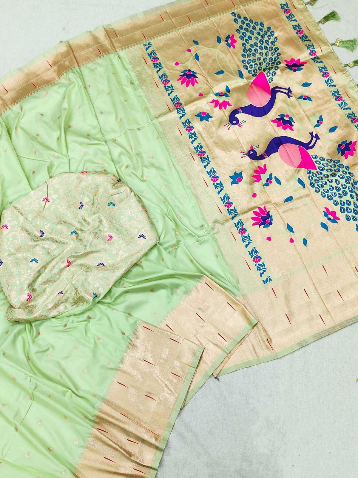 Kalakruti Paithani Silk Saree
