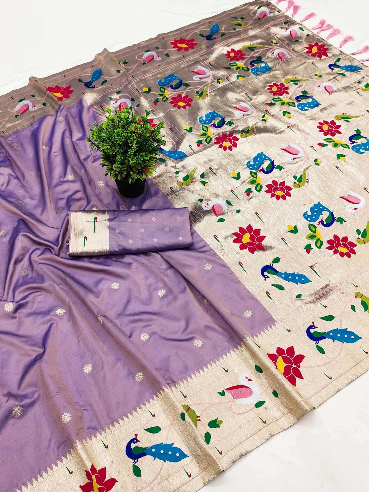Mahika Paithani Silk Saree