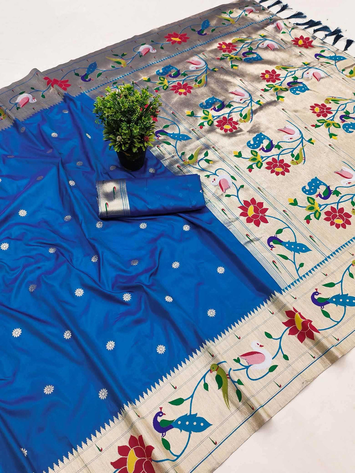 Mahika Paithani Silk Saree