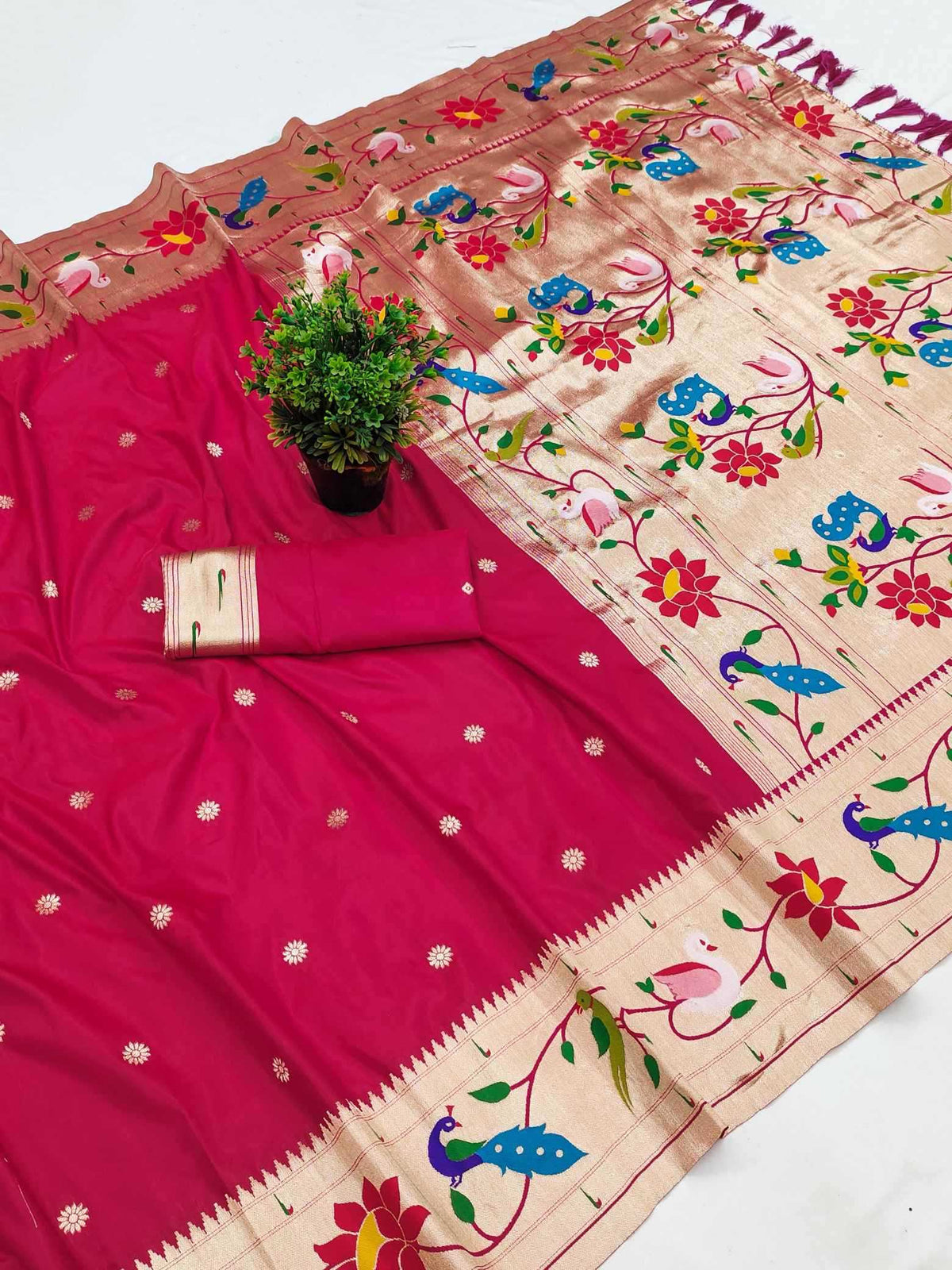 Mahika Paithani Silk Saree