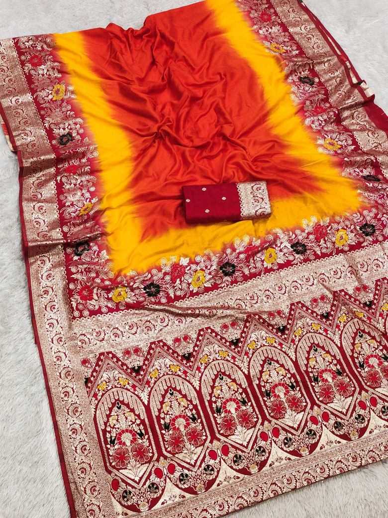 Manohari Dola Silk Saree in Purple