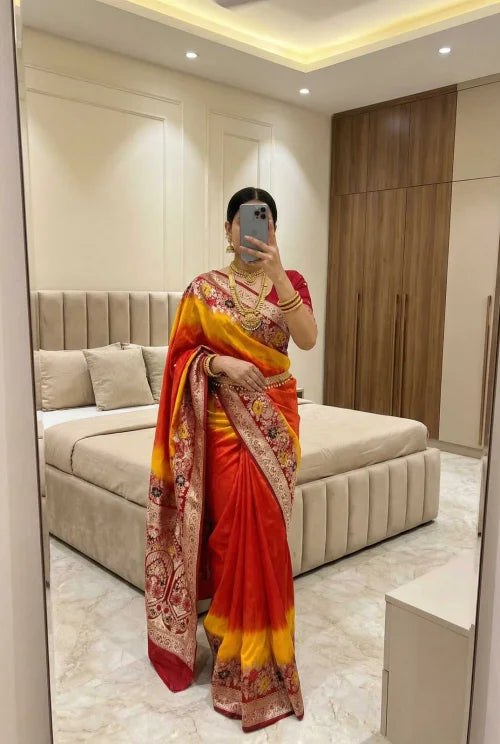 Manohari Dola Silk Saree in Purple