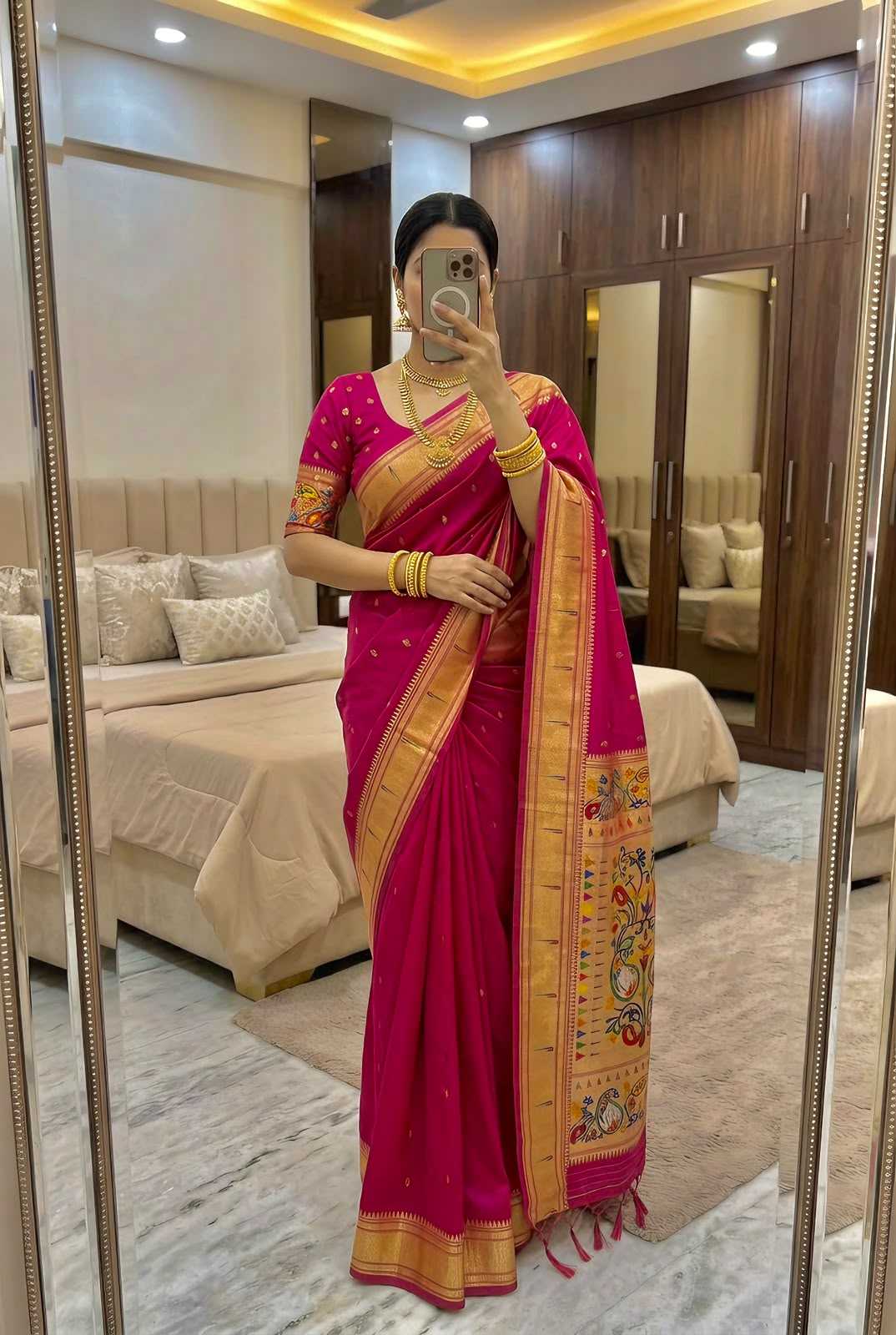 Mansi Paithani Silk Saree