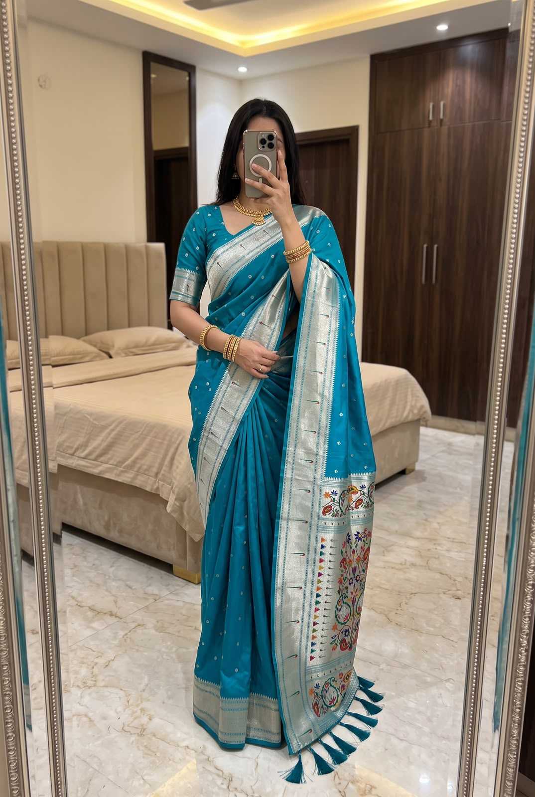 Mansi Paithani Silk Saree