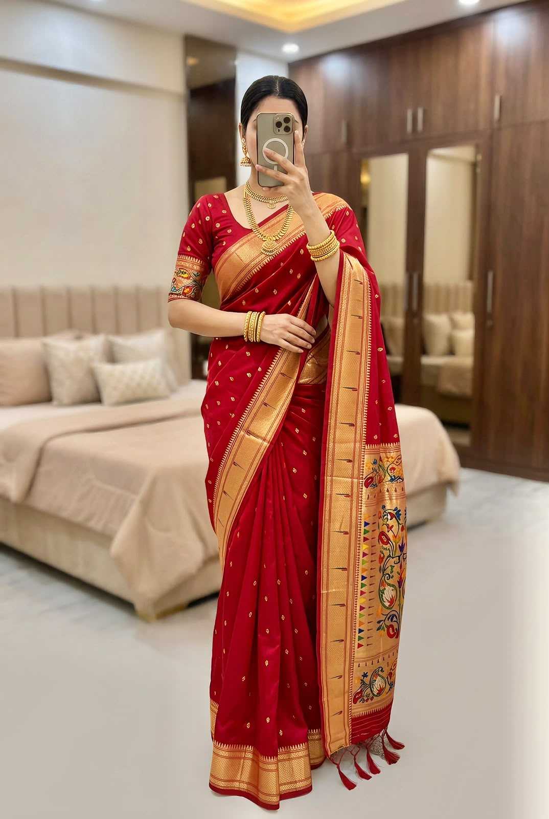 Mansi Paithani Silk Saree