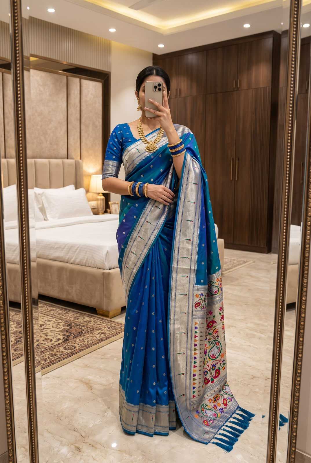 Mansi Paithani Silk Saree