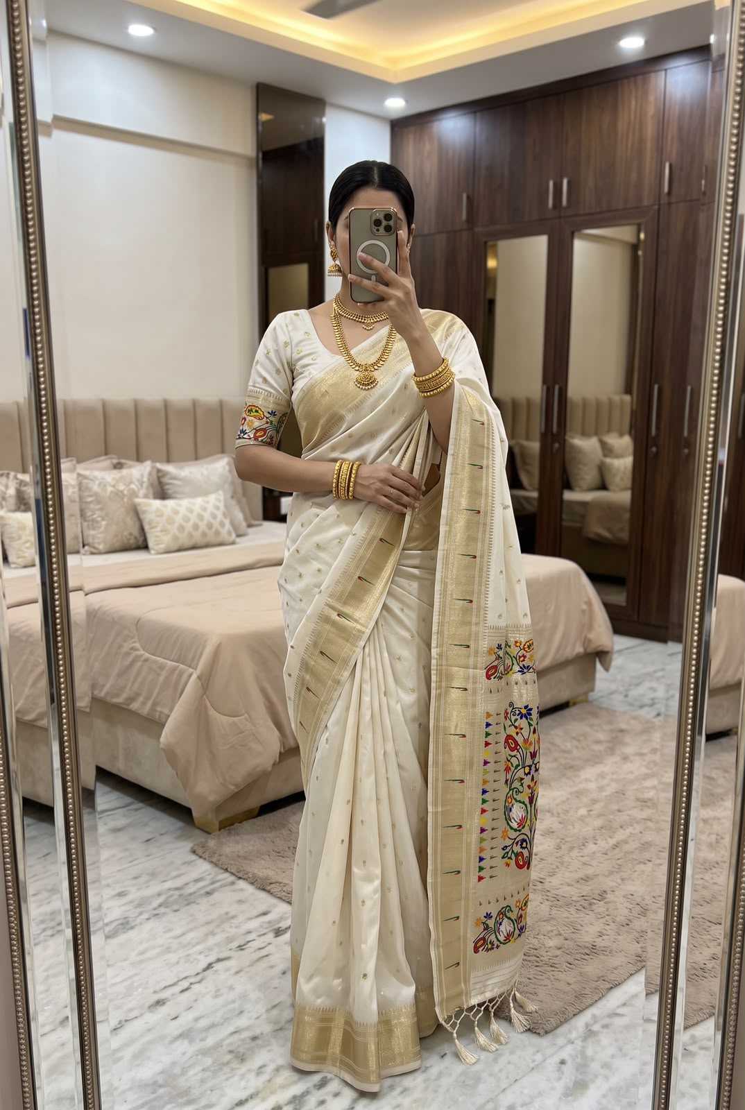 Mansi Paithani Silk Saree