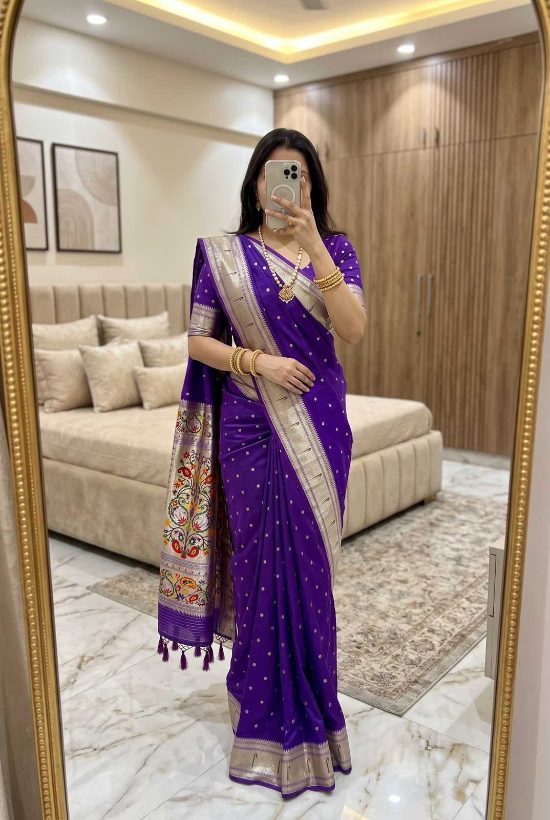 Mansi Paithani Silk Saree