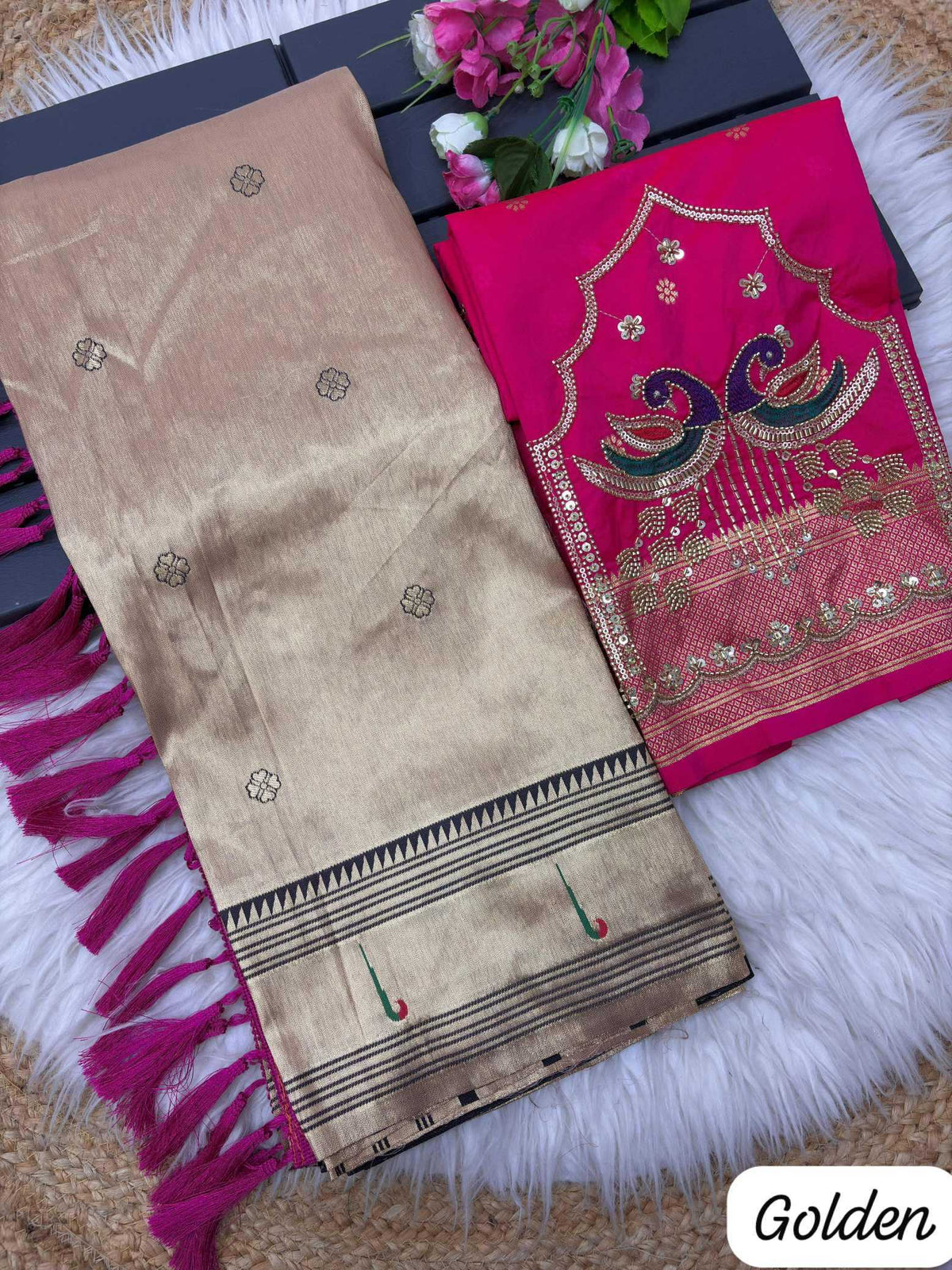 Mishika Paithani Silk Saree