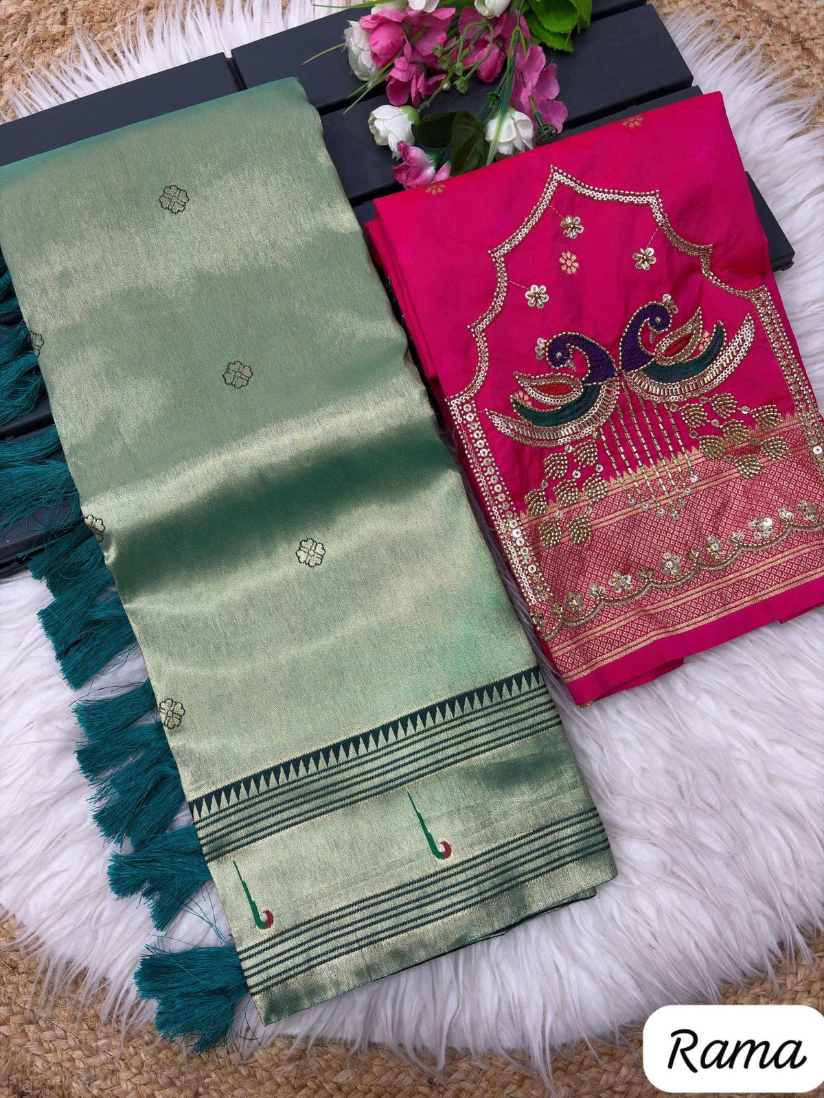 Mishika Paithani Silk Saree