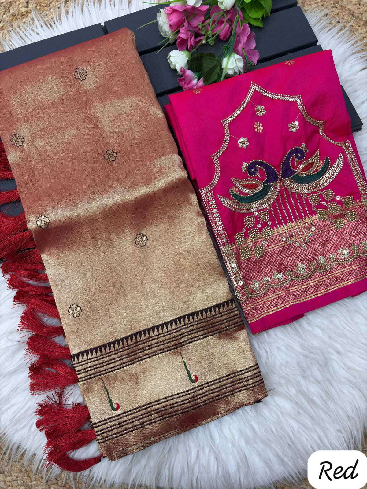 Mishika Paithani Silk Saree