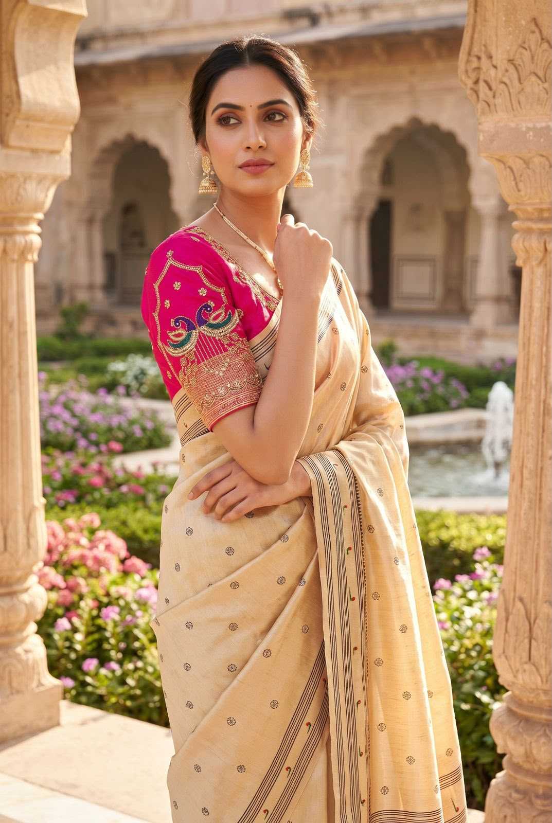 Mishika Paithani Silk Saree