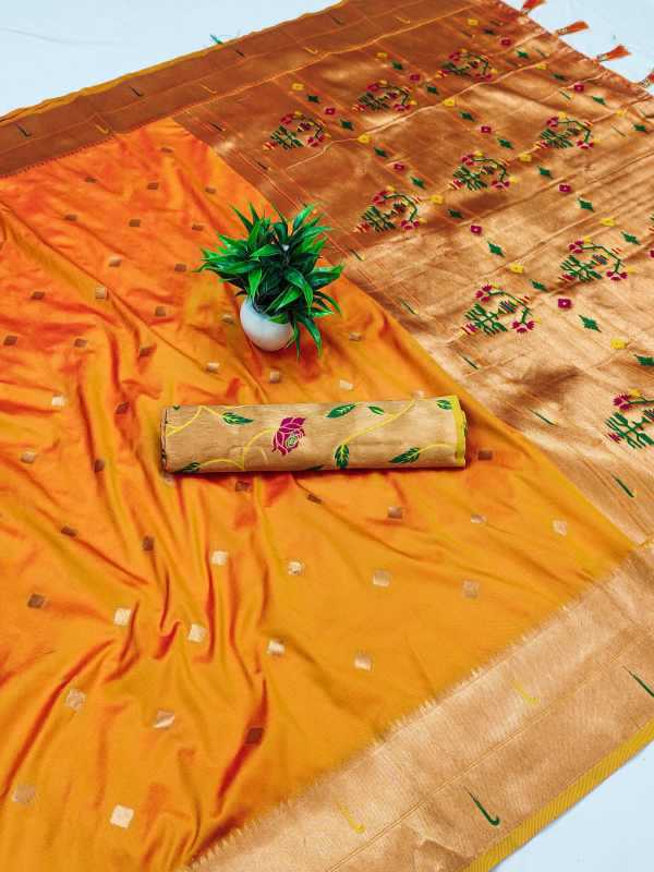 Munia Paithani Silk Designer Saree