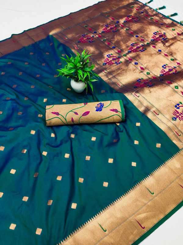 Munia Paithani Silk Designer Saree