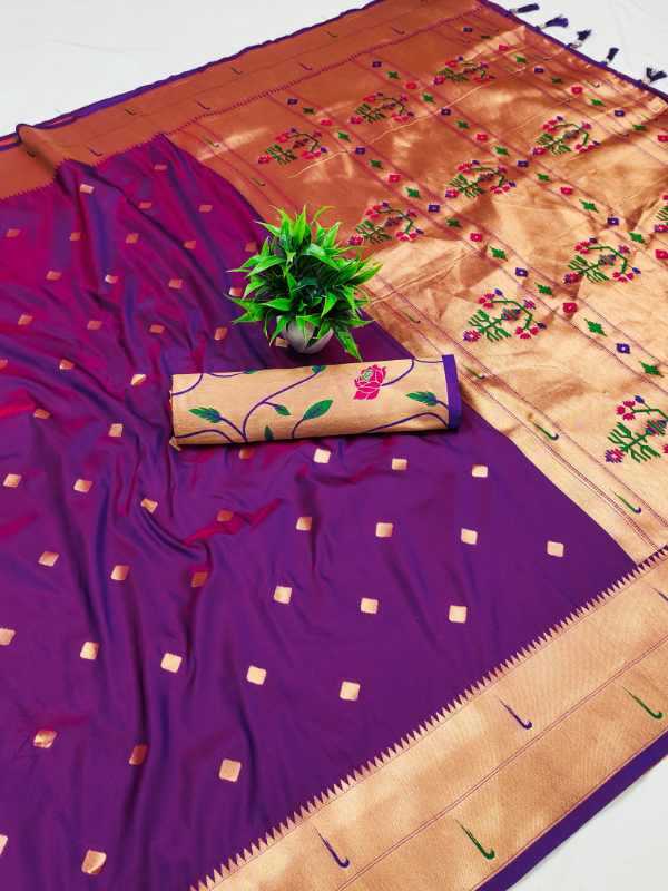Munia Paithani Silk Designer Saree