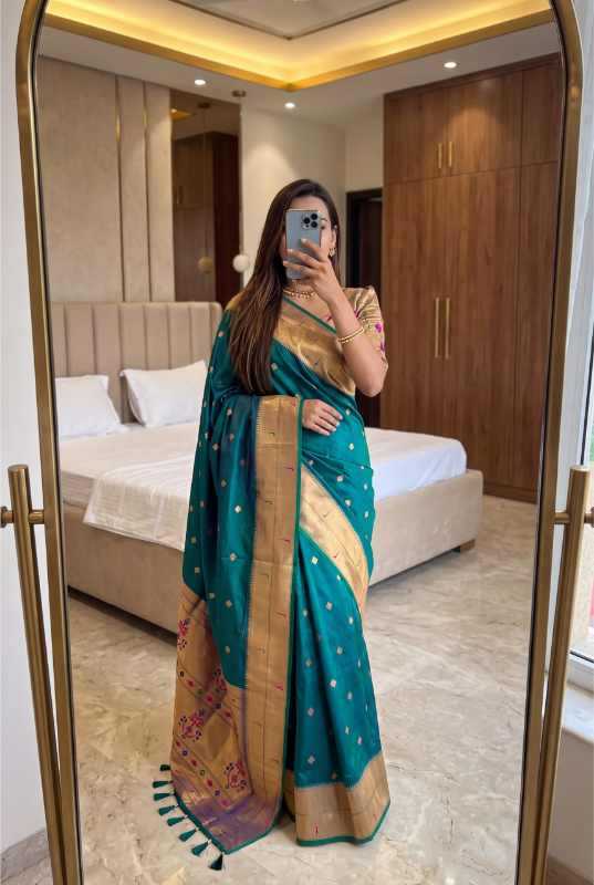 Munia Paithani Silk Designer Saree