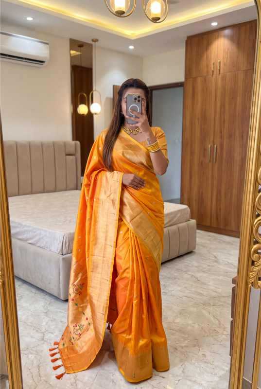 Munia Paithani Silk Designer Saree