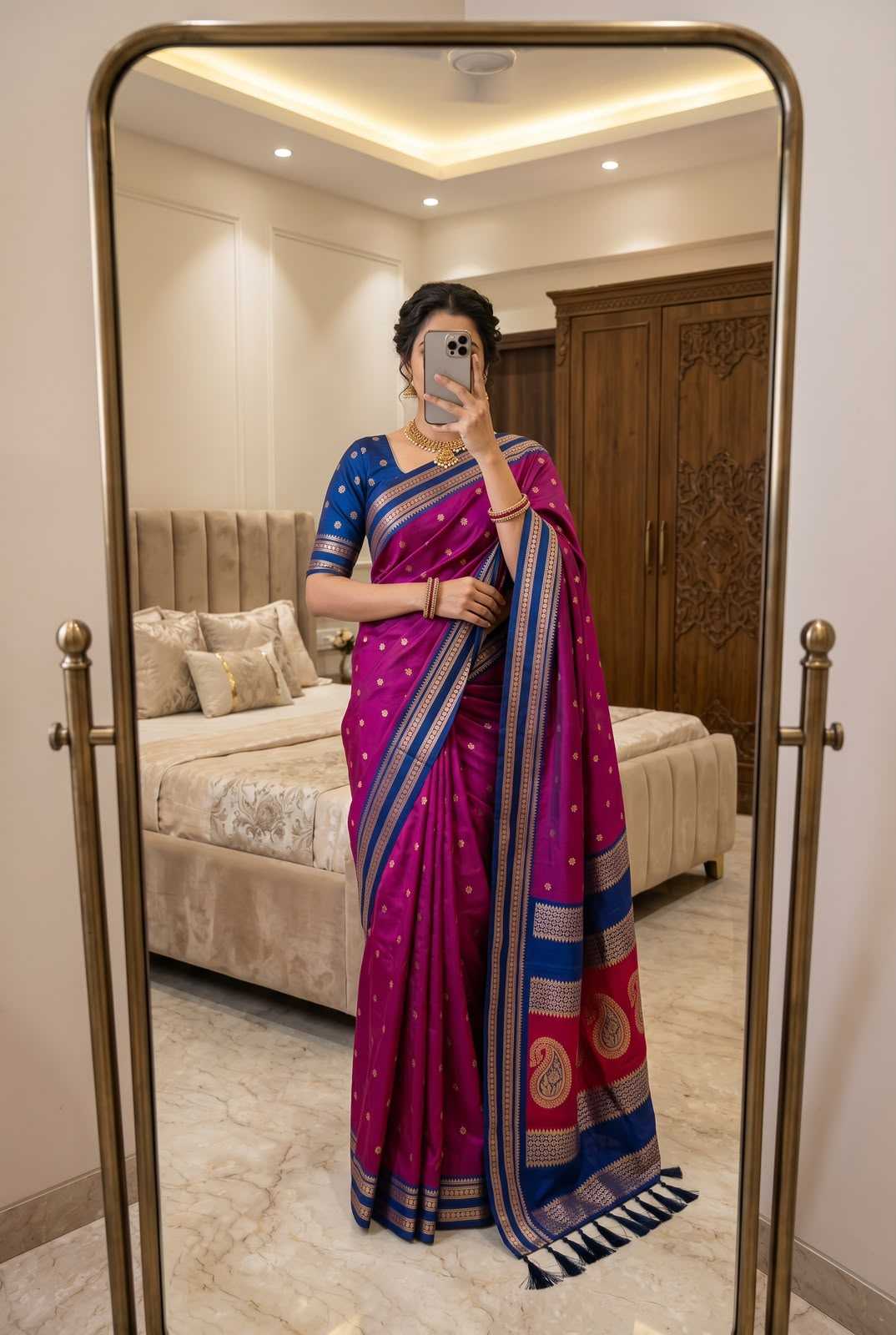 Narayan Peth Soft Silk Saree