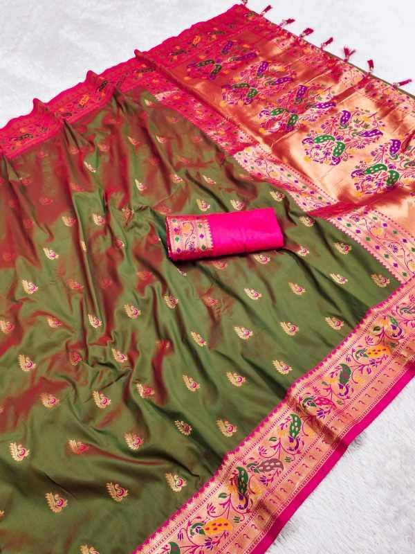 Old Paithani Silk Designer Saree