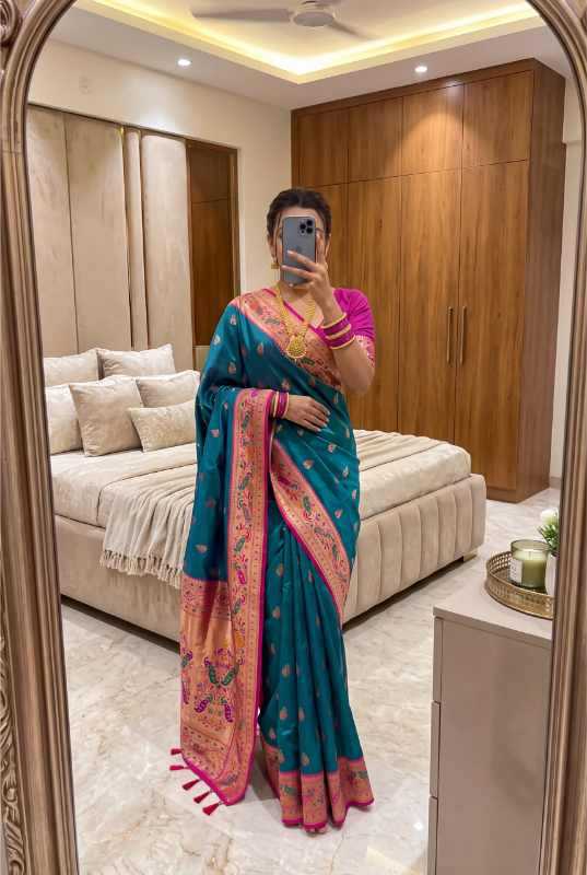 Old Paithani Silk Designer Saree