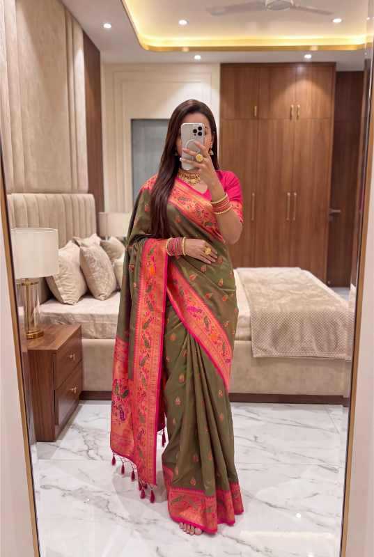 Old Paithani Silk Designer Saree