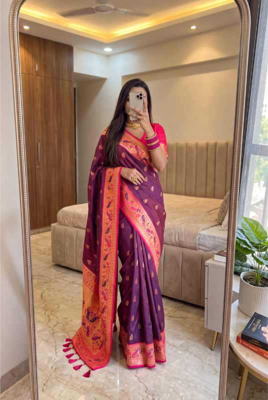 Old Paithani Silk Designer Saree