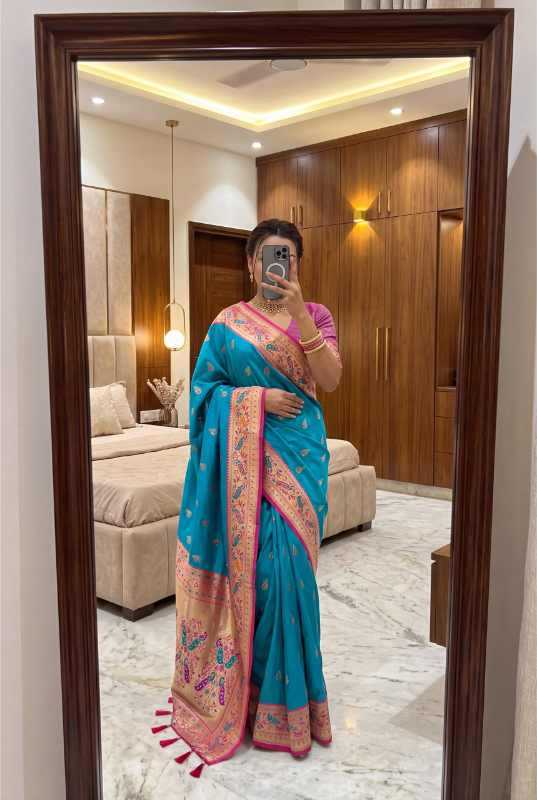 Old Paithani Silk Designer Saree