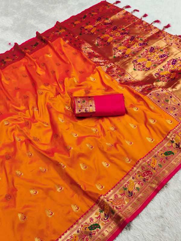Old Paithani Silk Designer Saree