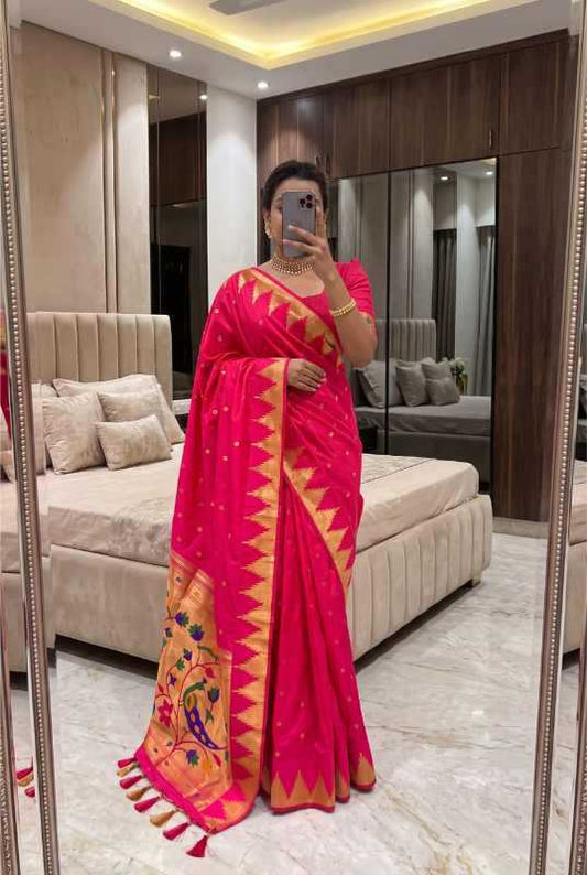 Pallu Paithani Silk Designer Saree
