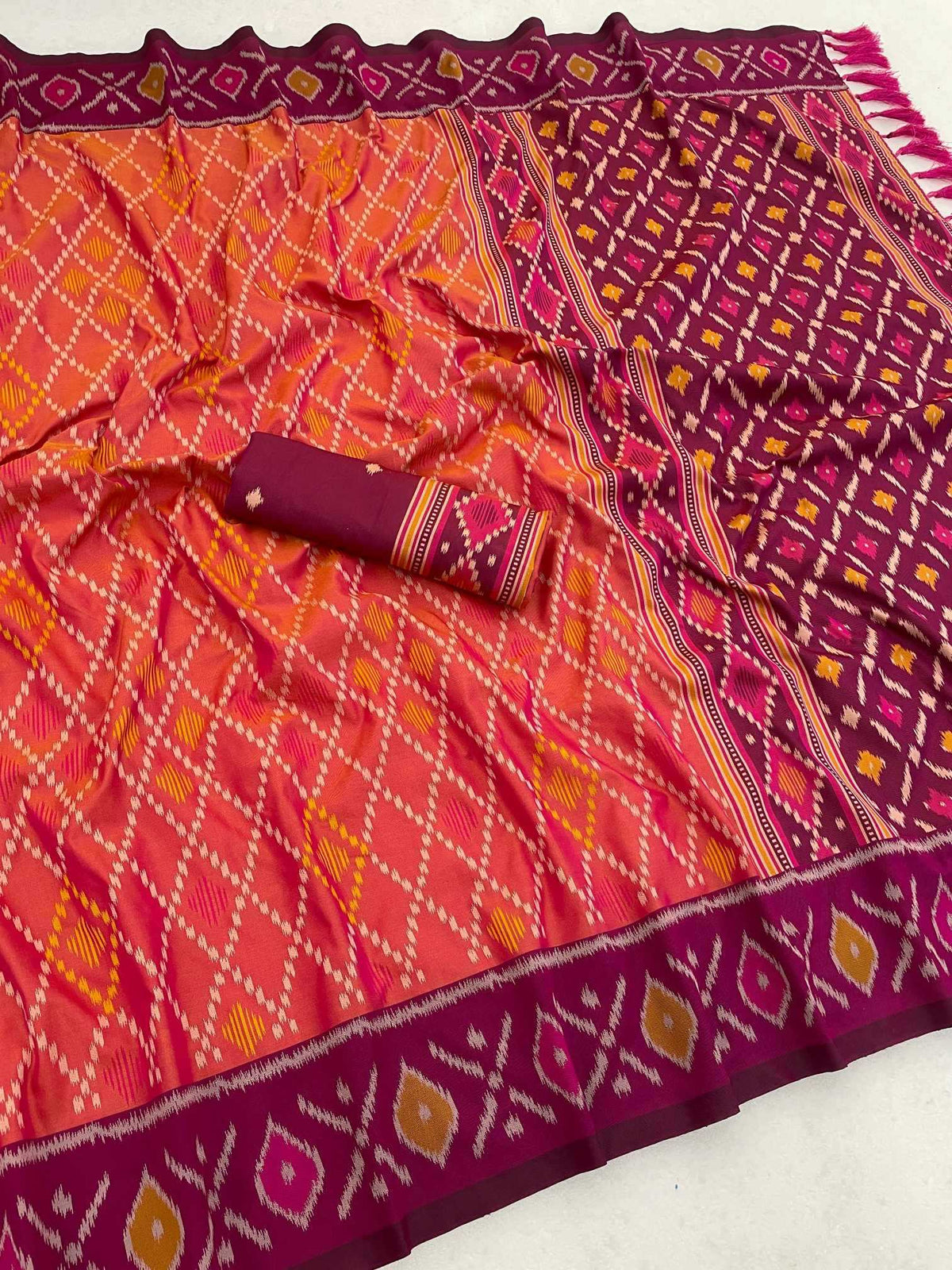 Patola Premium Silk Soft Saree