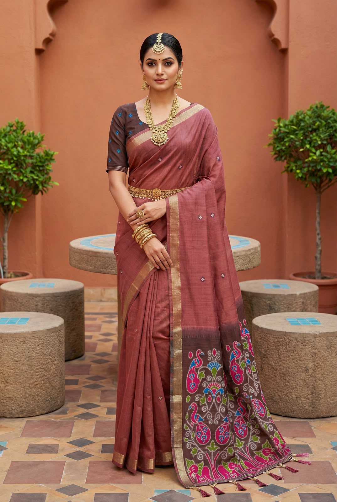 Patola Pure Cotton Traditional Saree