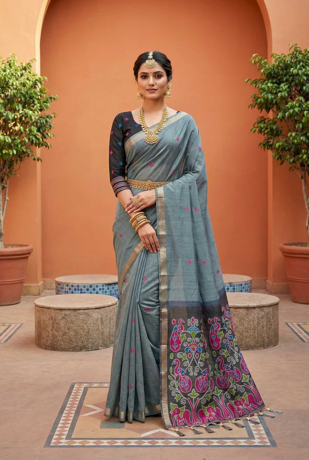 Patola Pure Cotton Traditional Saree