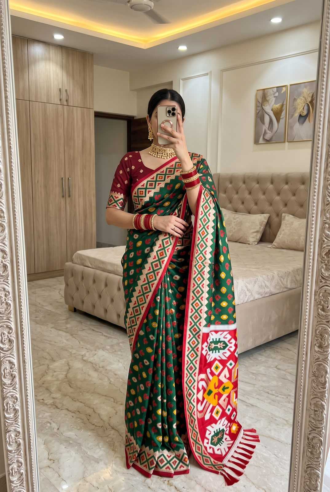 Patola Soft Silk Paithani Saree