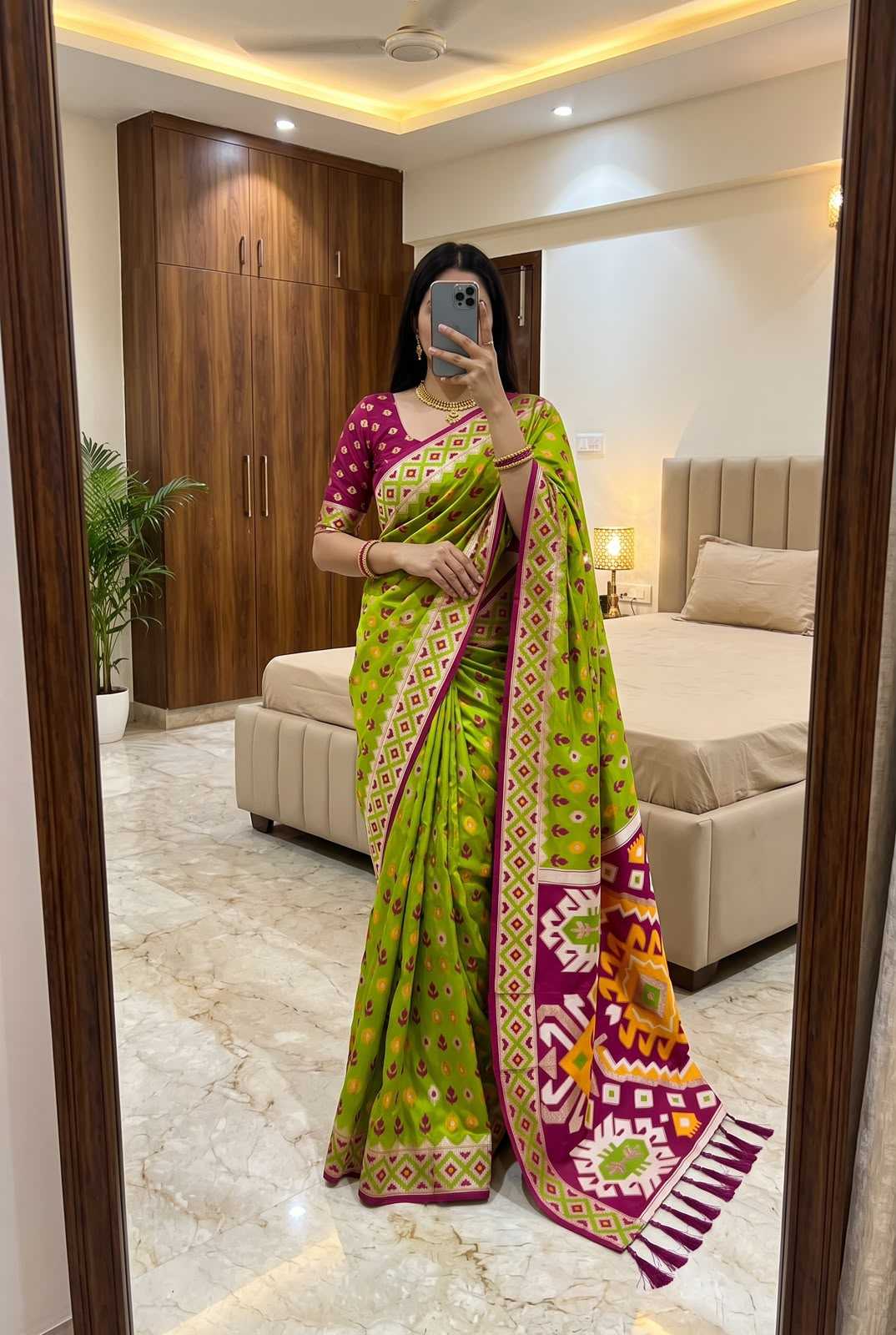 Patola Soft Silk Paithani Saree