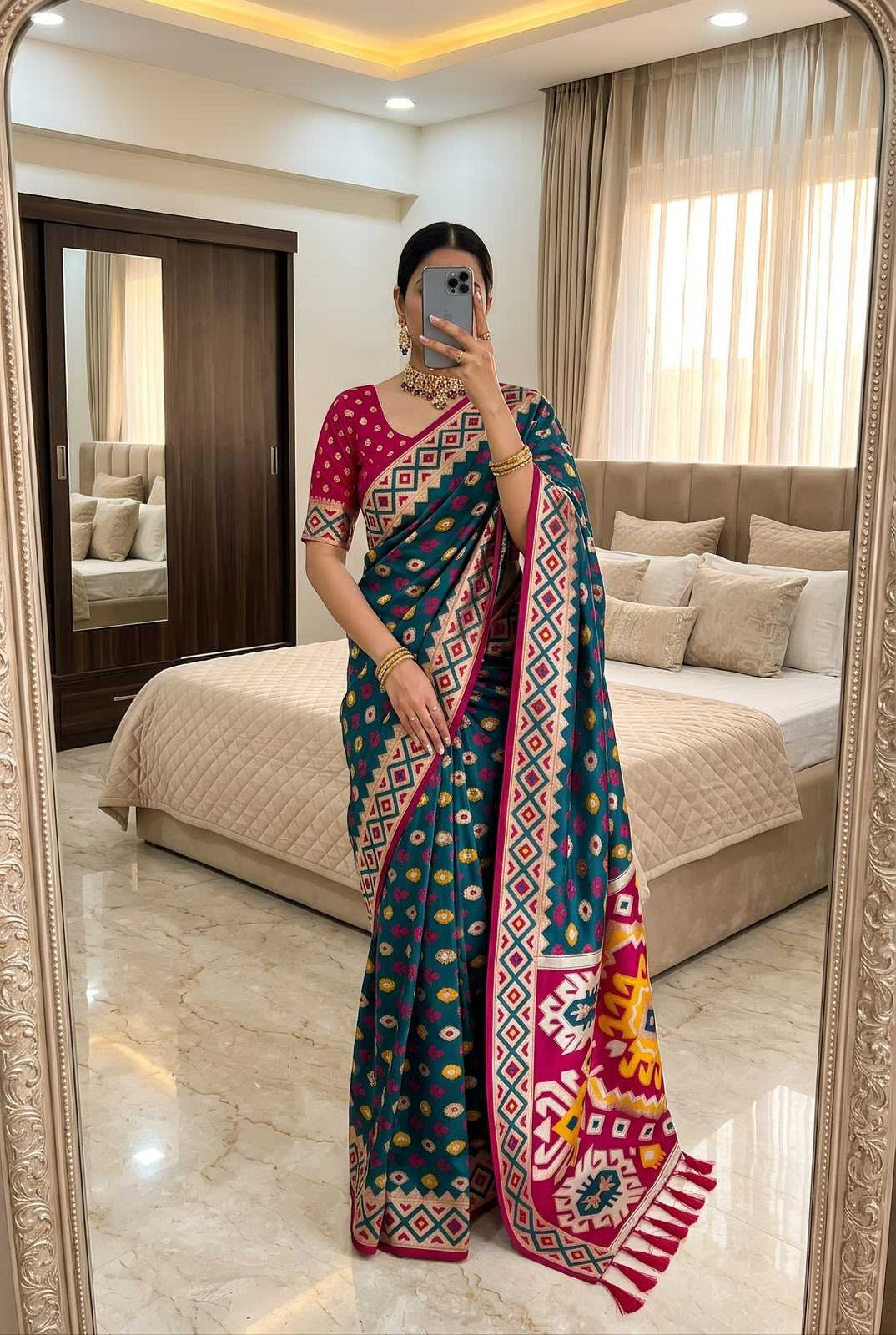 Patola Soft Silk Paithani Saree