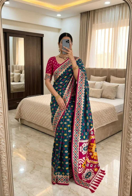 Patola Soft Silk Paithani Saree