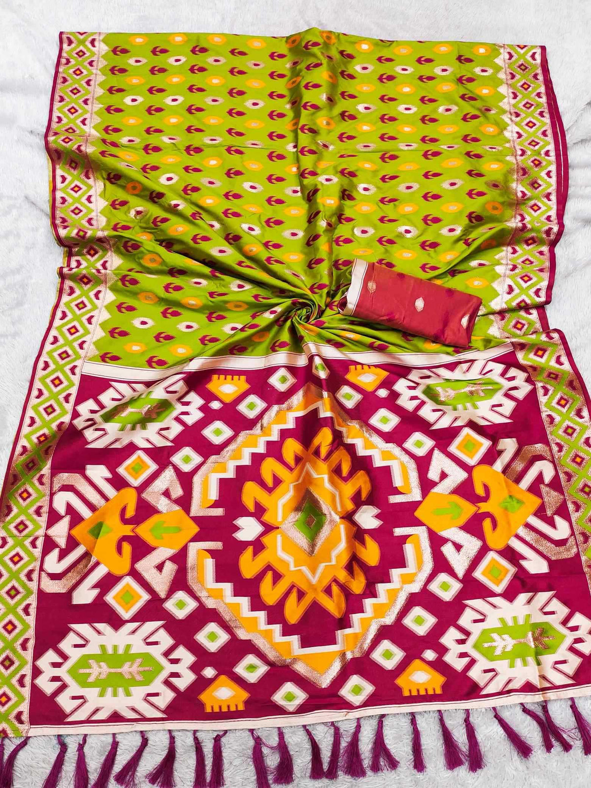 Patola Soft Silk Paithani Saree
