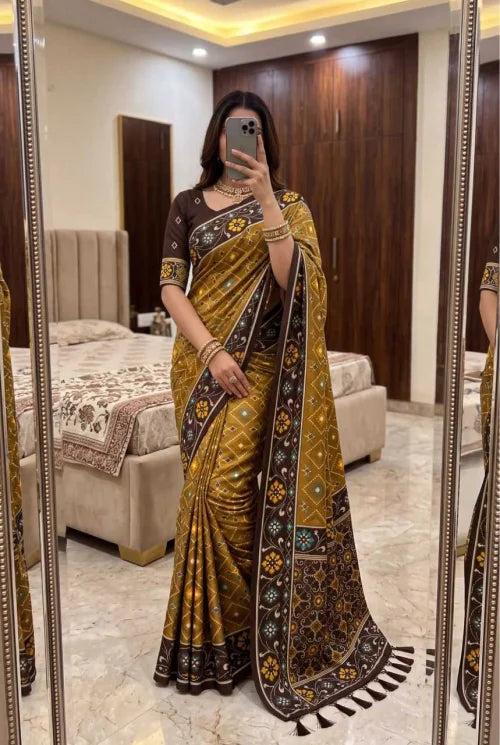 Patola Vol Soft Silk Saree