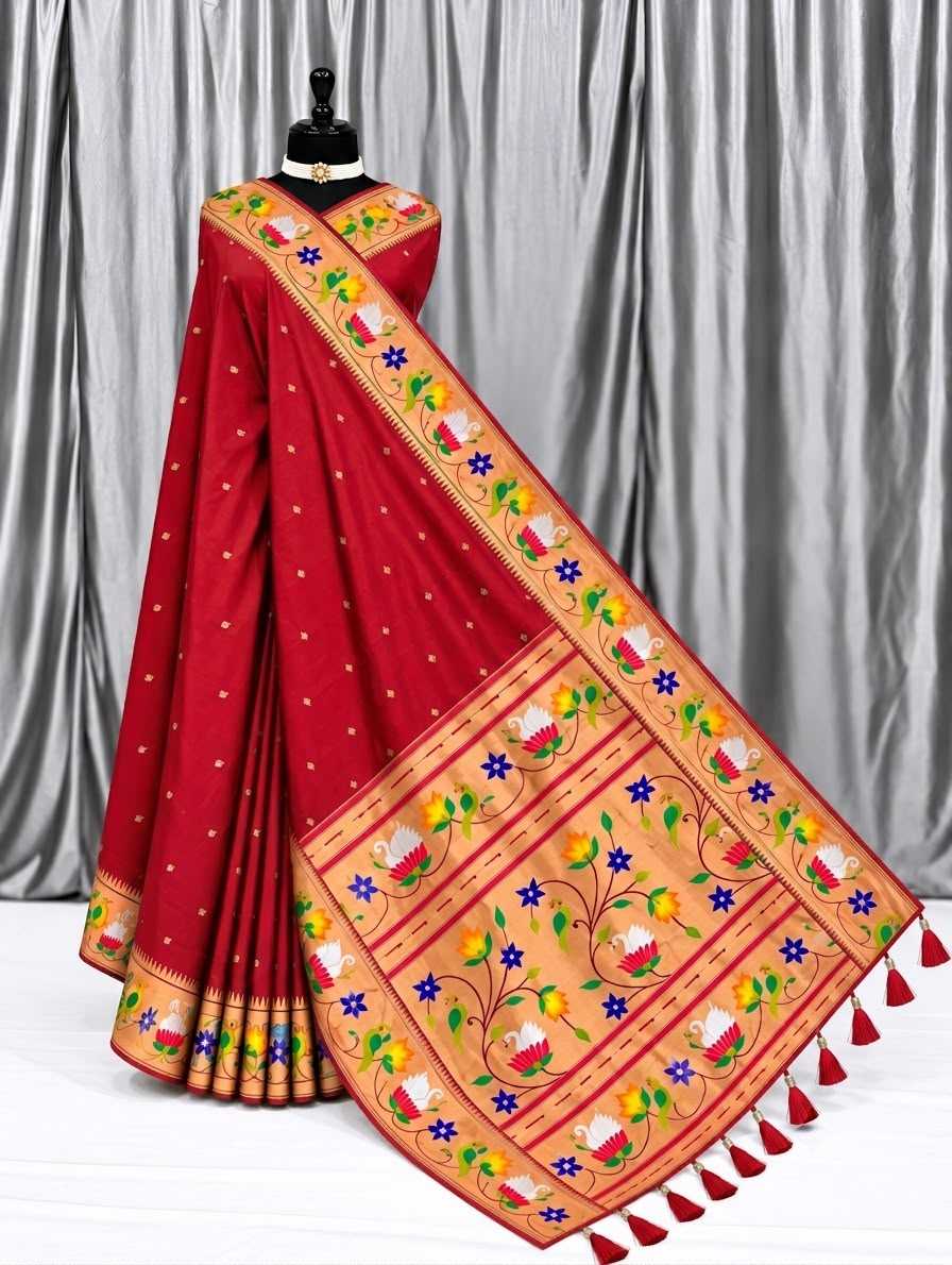 Rajhans Paithani Silk Soft Saree