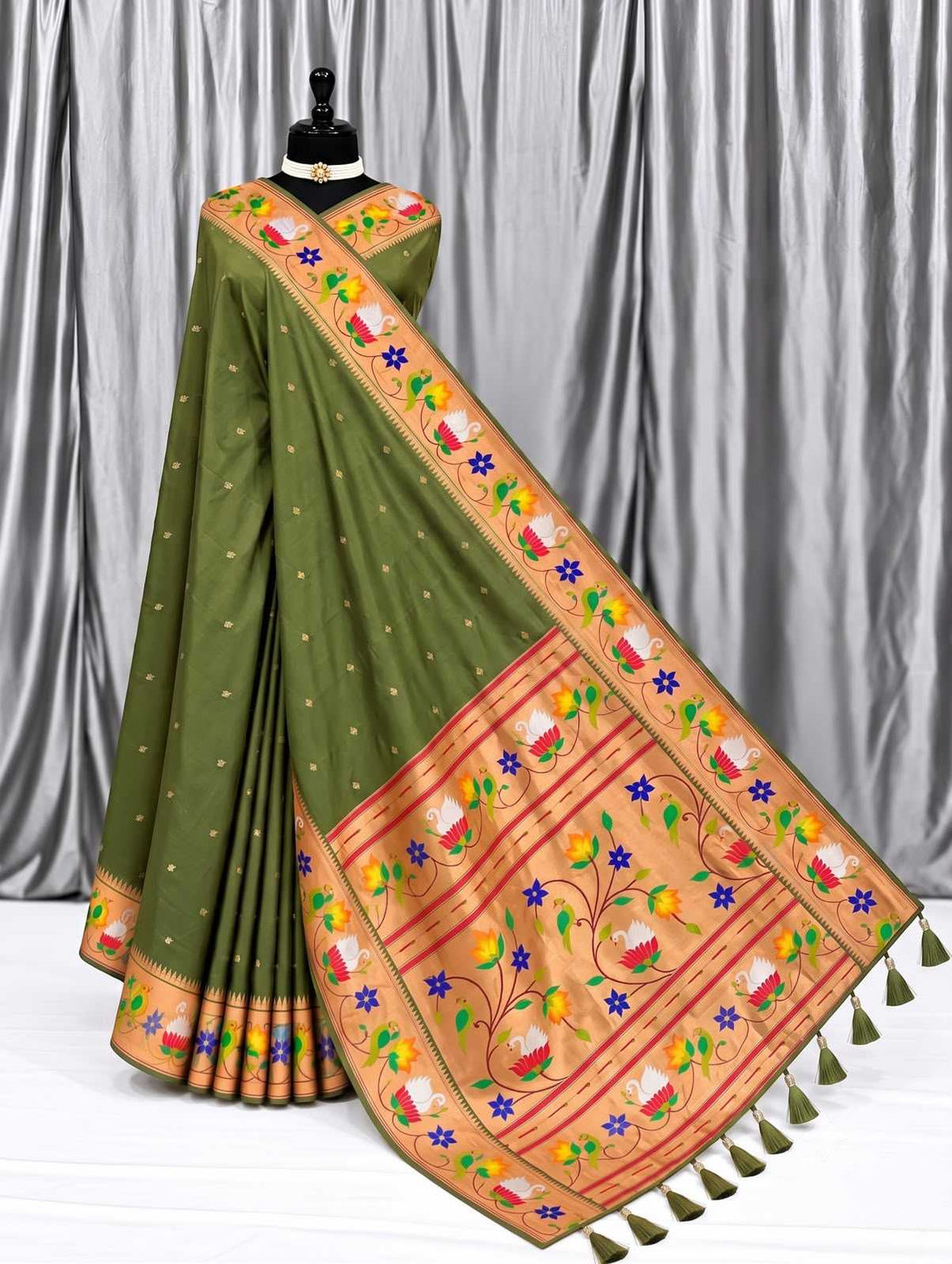 Rajhans Paithani Silk Soft Saree