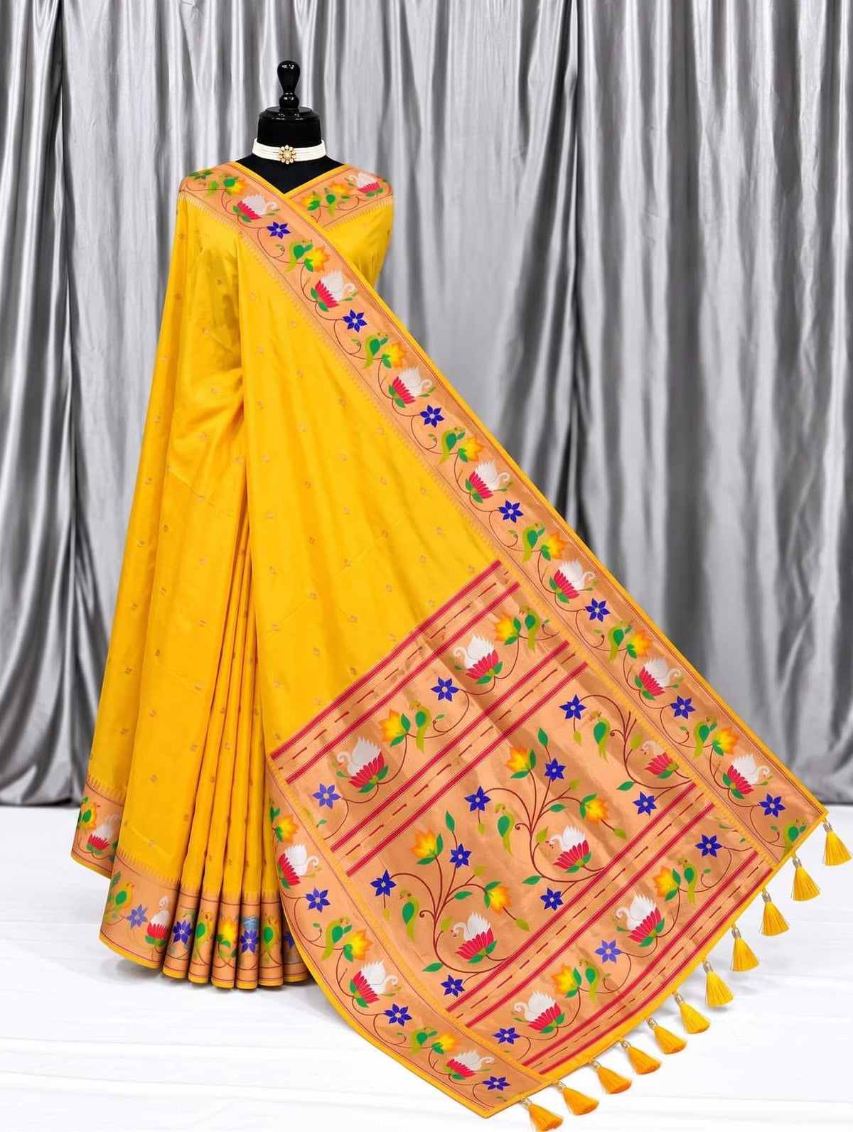 Rajhans Paithani Silk Soft Saree