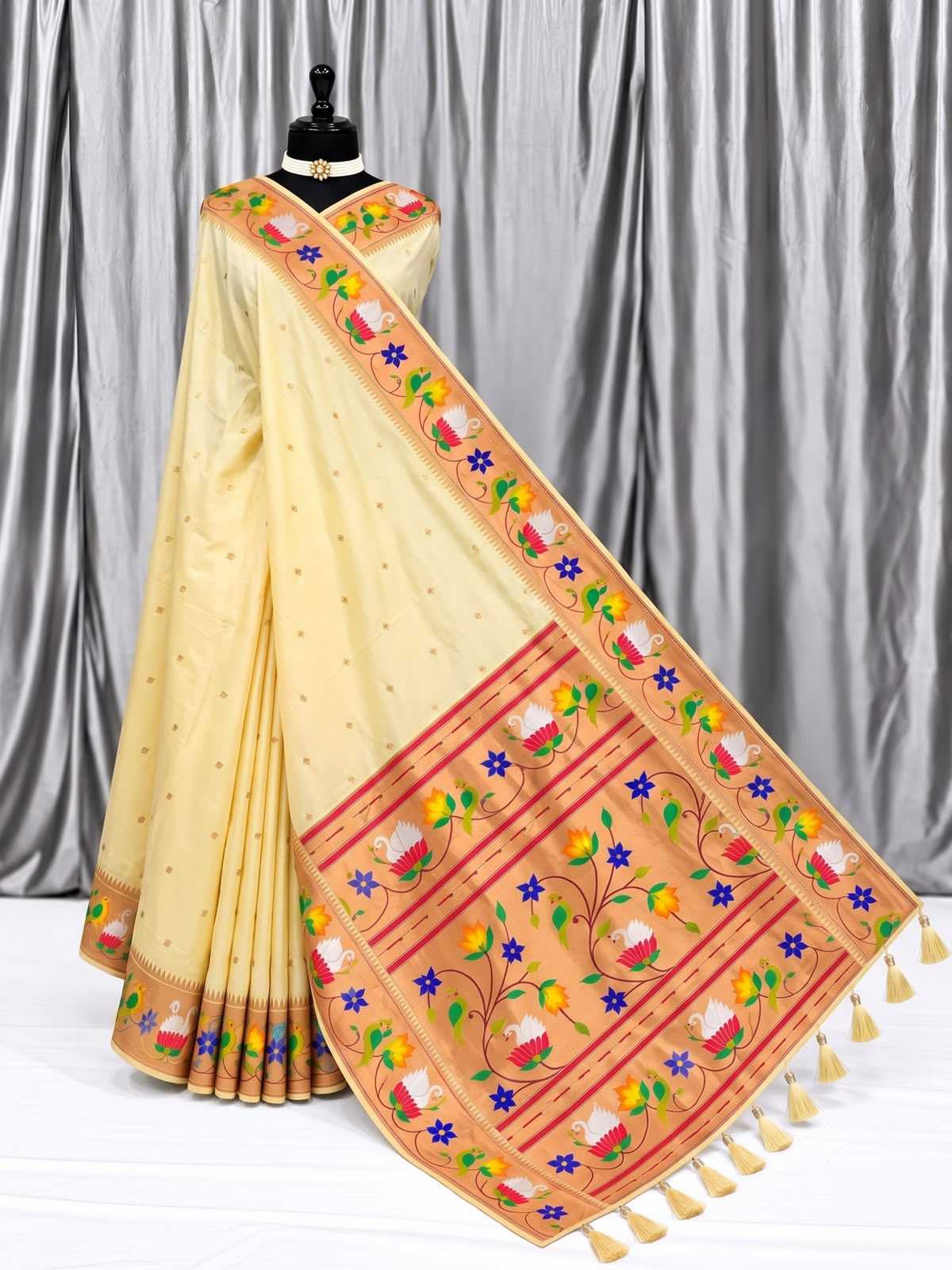 Rajhans Paithani Silk Soft Saree
