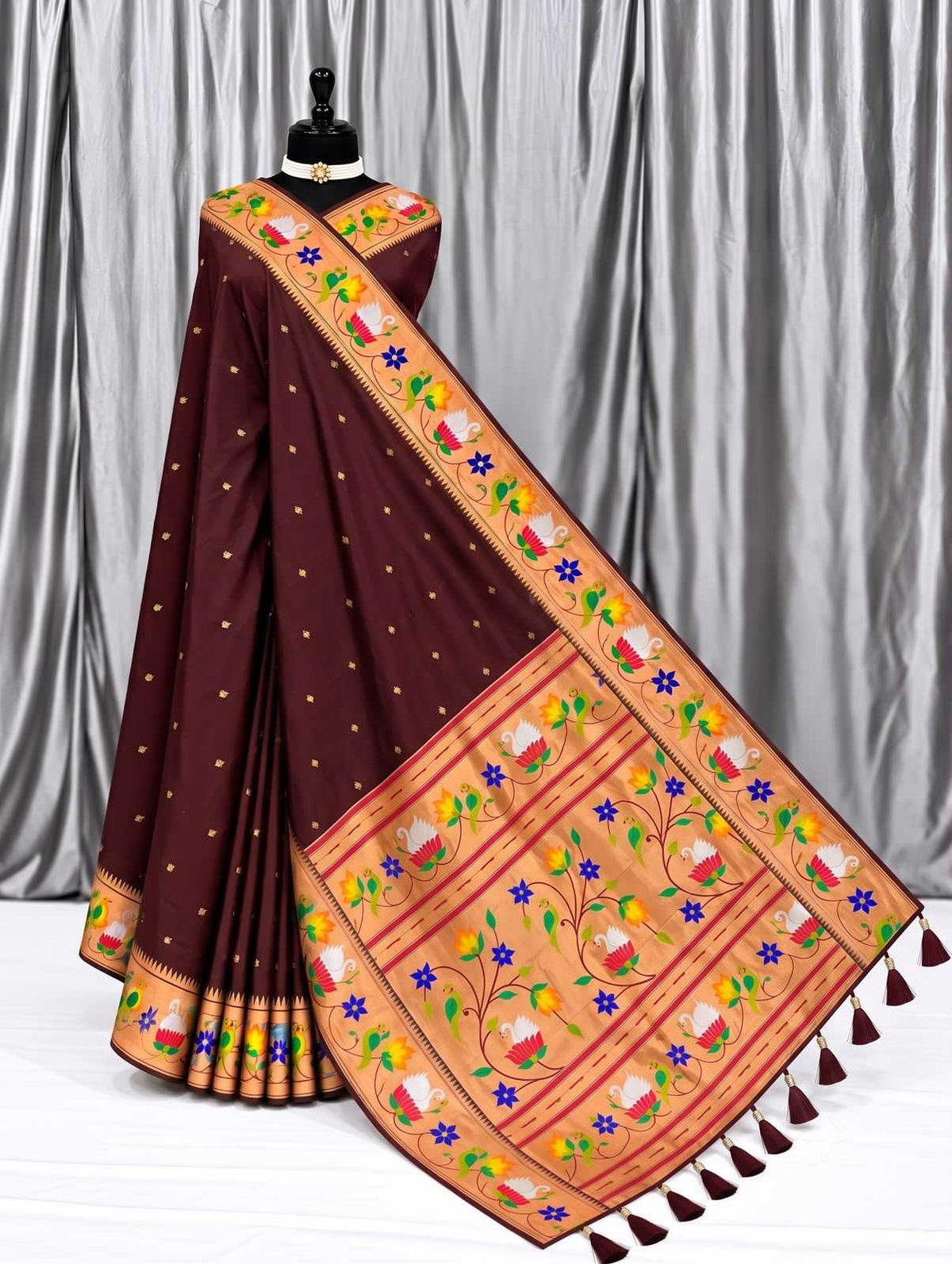 Rajhans Paithani Silk Soft Saree
