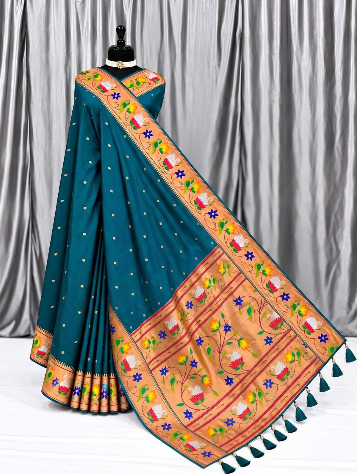 Rajhans Paithani Silk Soft Saree