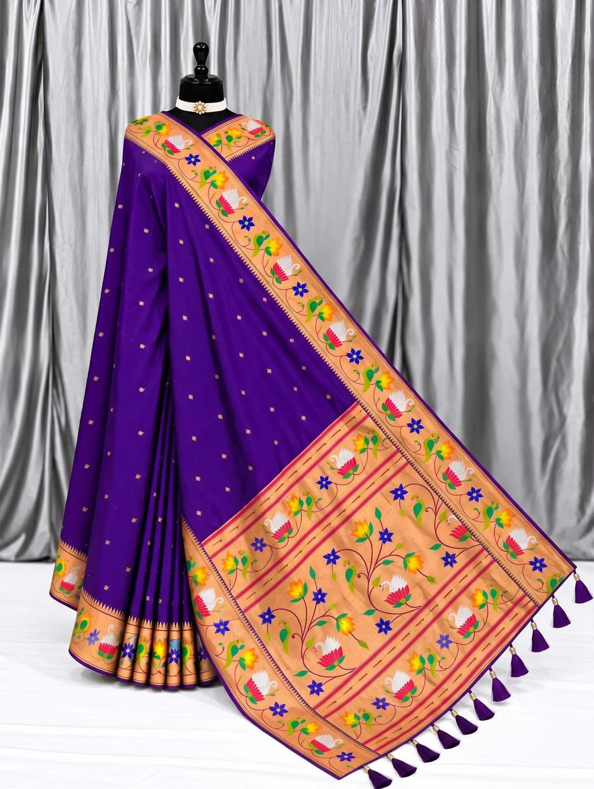 Rajhans Paithani Silk Soft Saree