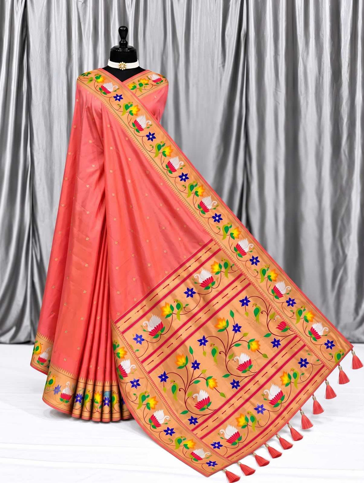 Rajhans Paithani Silk Soft Saree