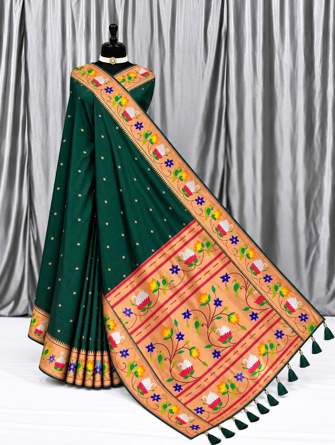 Rajhans Paithani Silk Soft Saree